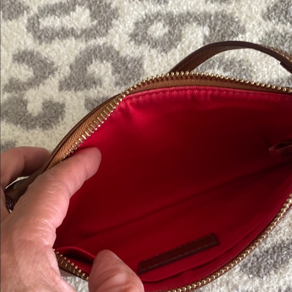 Dooney & Bourke Brown Leather Wristlet - Picture 2 of 3